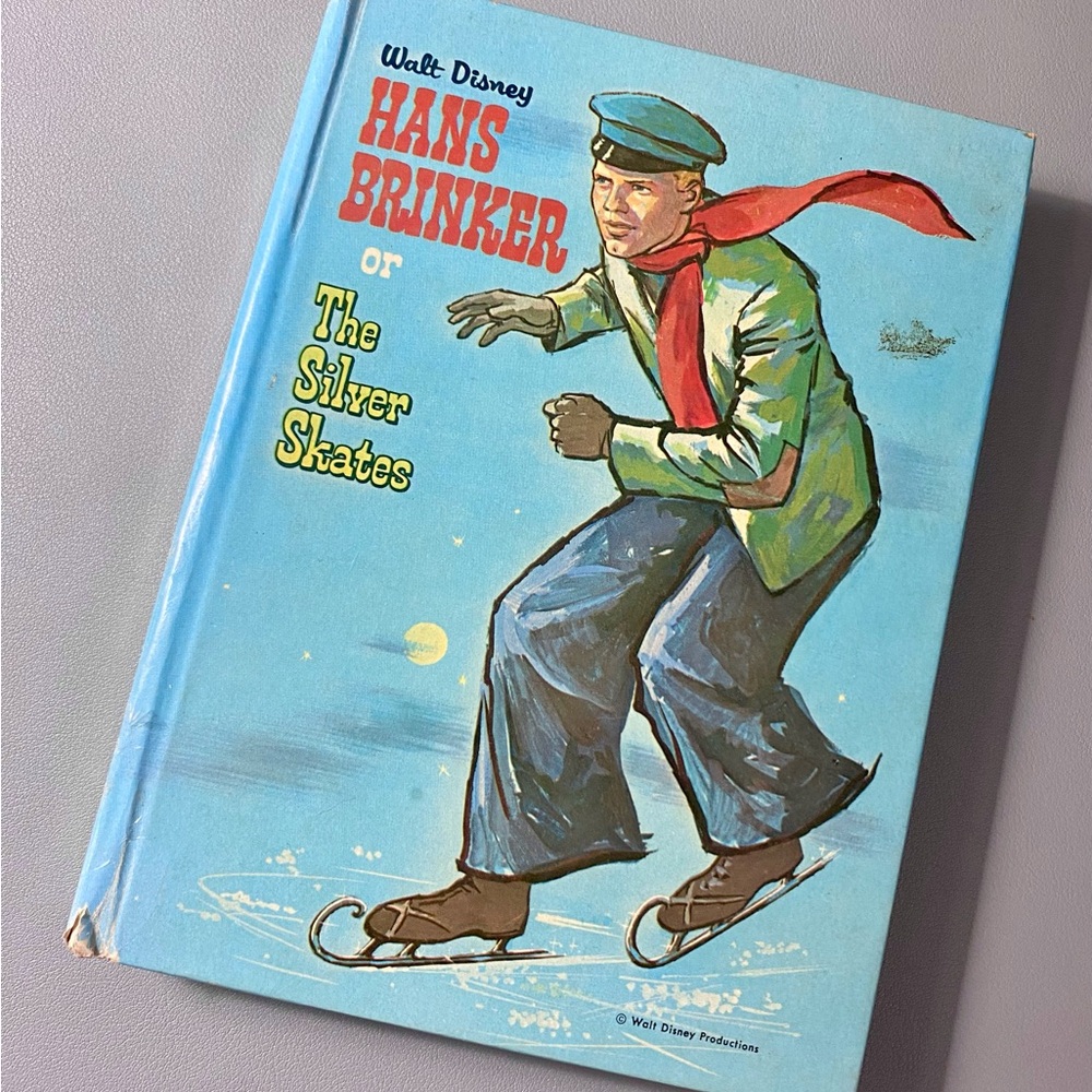 Walt Disney vintage Hans Brinker Book
